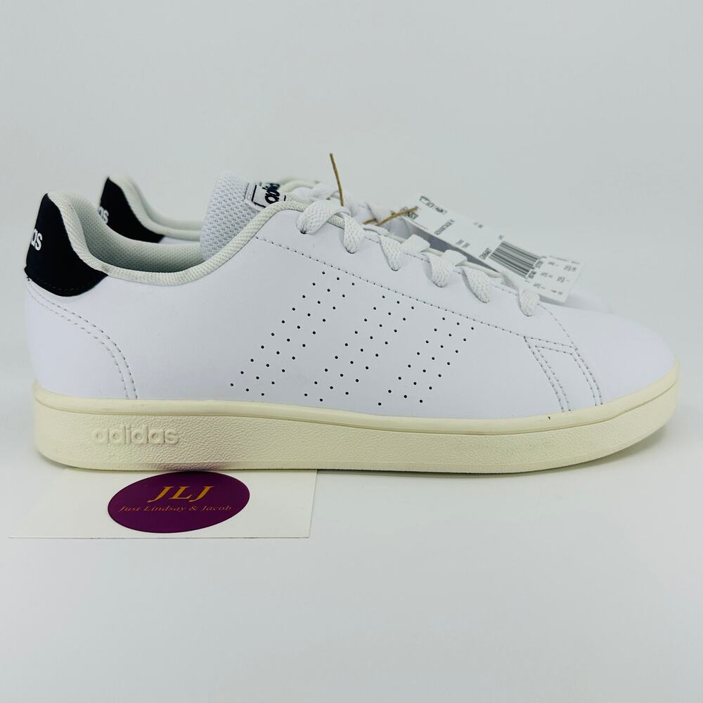 Adidas Kids' Advantage Lifestyle Court Lace Sneakers Cloud White GW6487 Size 4Y